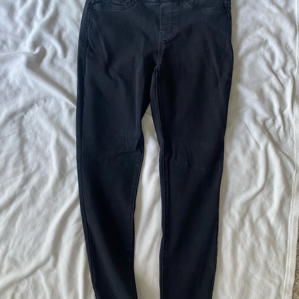 Signature by Levi Strauss Black Pull-On Skinny Jeans